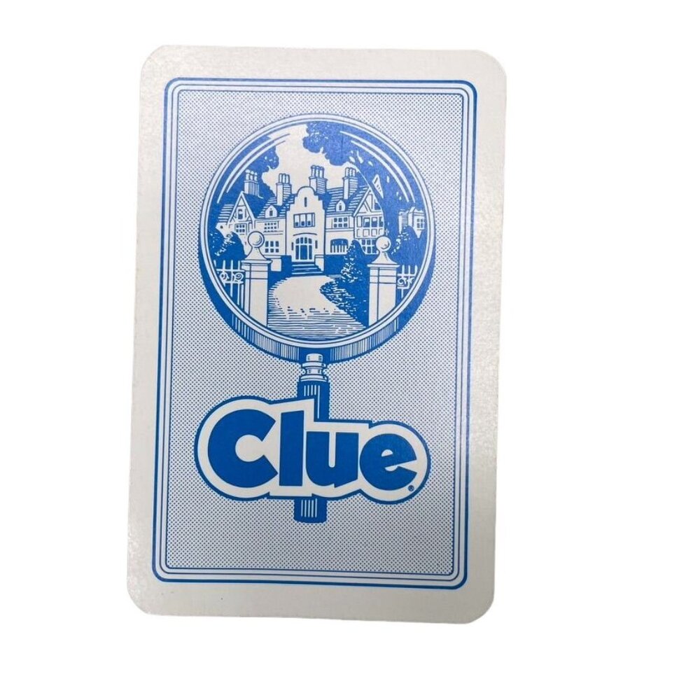 Vintage 1986 CLUE Room Card Library Replacement Game Piece u - Picture 2 of 2